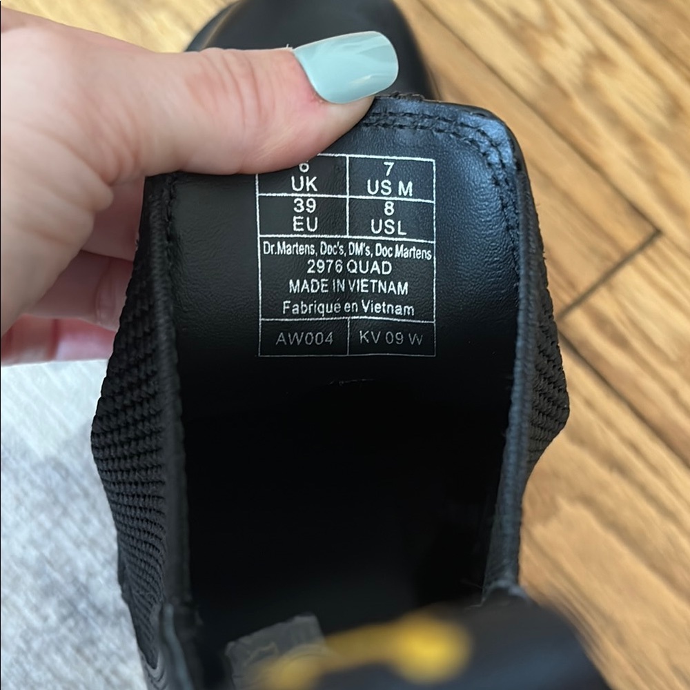 Dr. Martens Black Platform Chelsea Boots - Picture 5 of 5